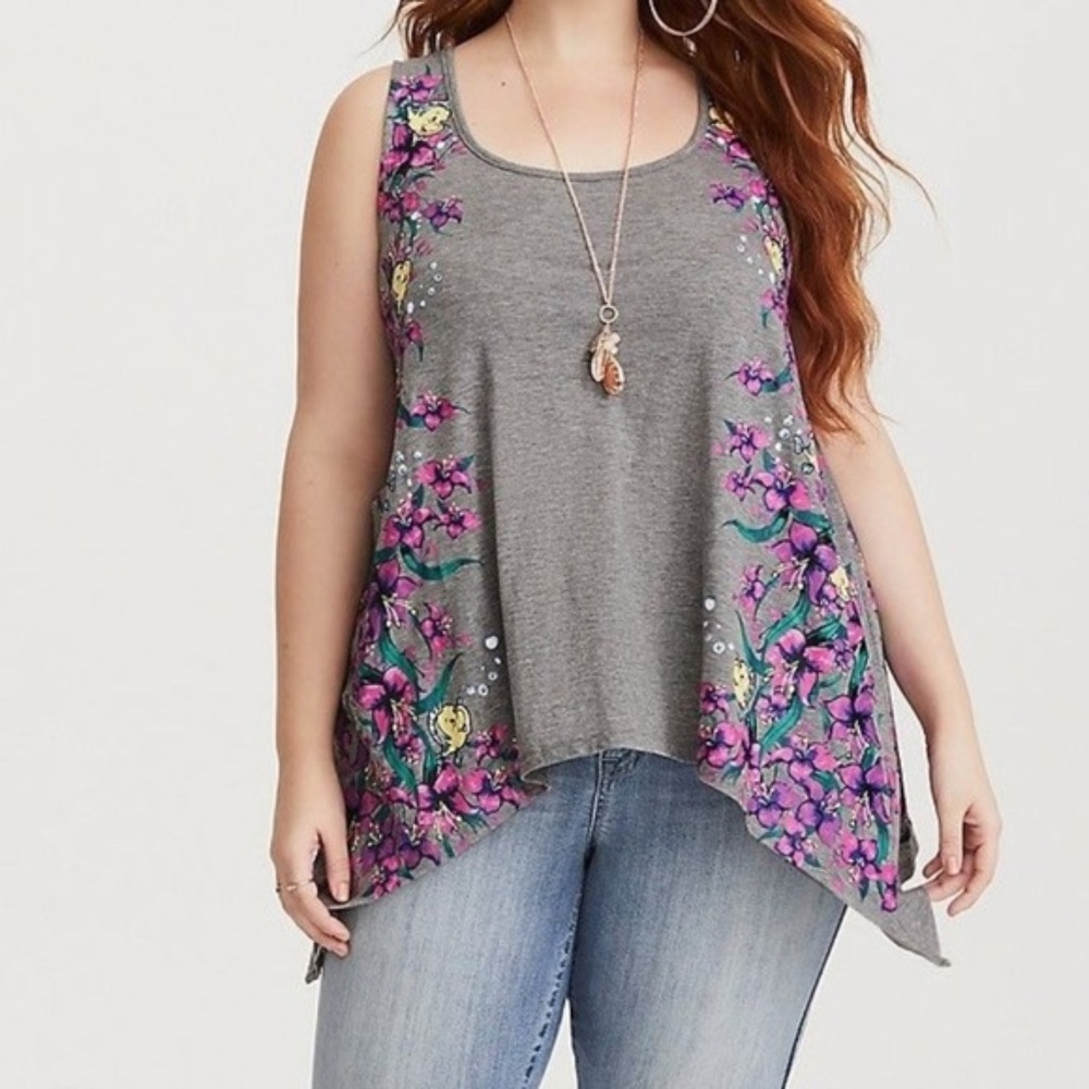 Little Mermaid Tank Torrid Size 2